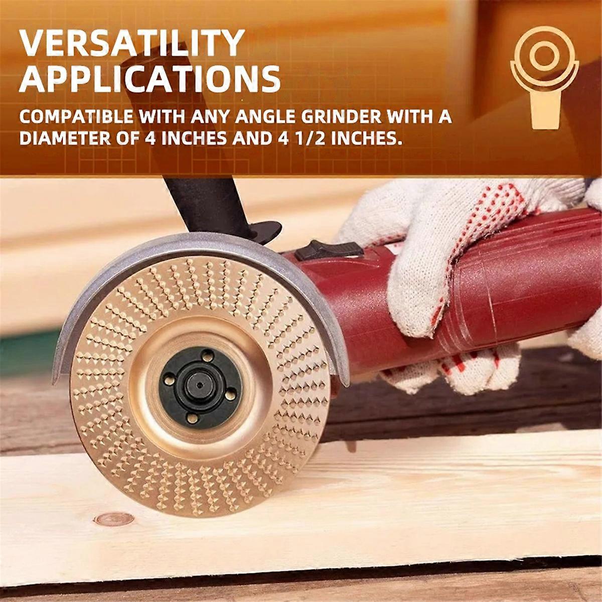 5 Pcs Wood Grinding Polishing Wheel Rotary Disc Angle Grinder