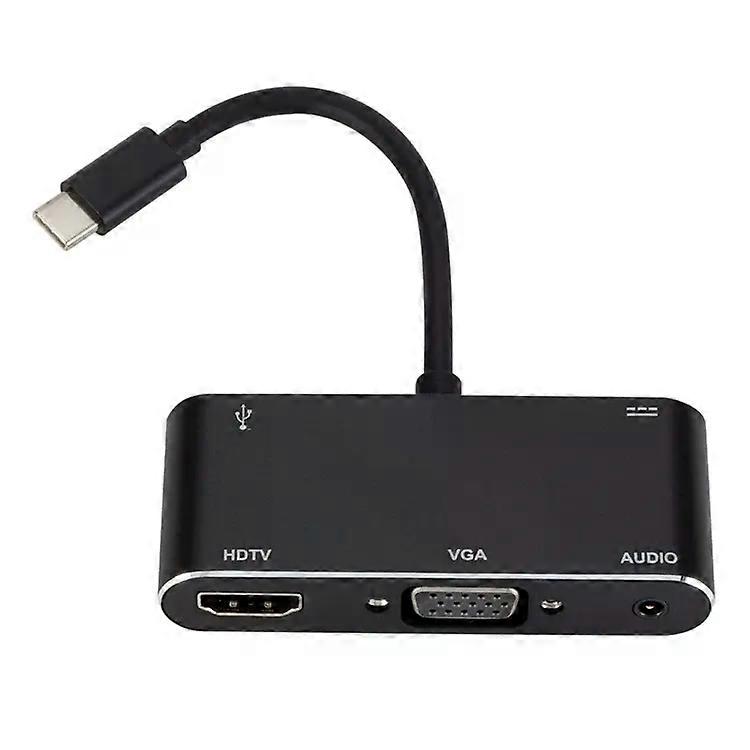 USB-C to HDMI VGA USB 3.0 PD Converter-Multiport Adapter