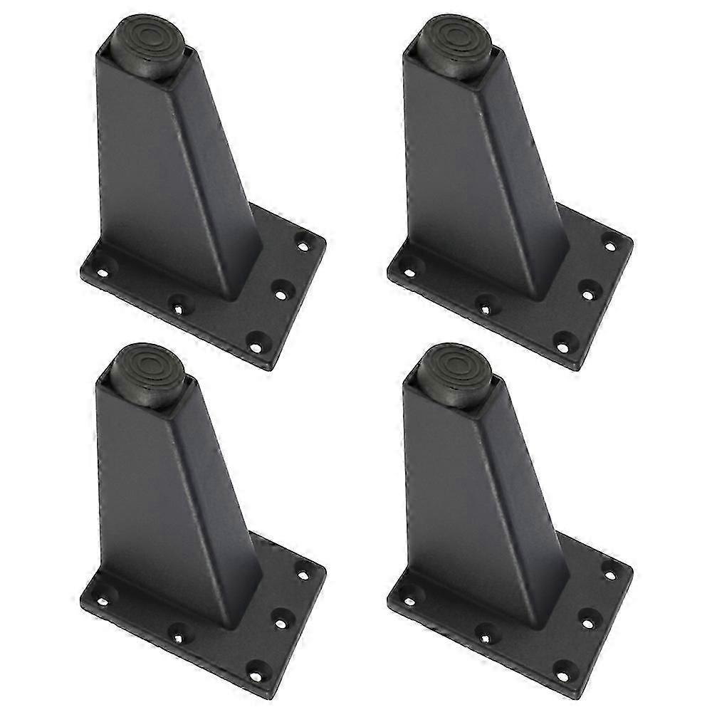 4 Pcs 8cm Réglable Métal Meubles Jambe Épais En Alliage D’aluminium Table Armoires Pieds Canapé-Lit TV Cabine