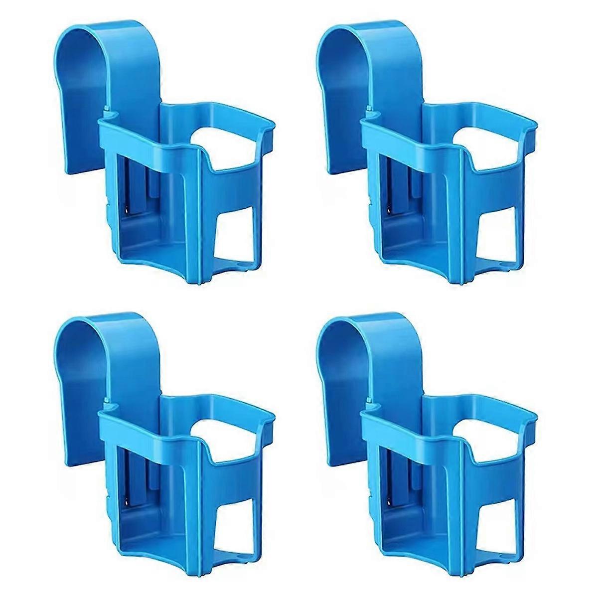 4pcs-shelf-blue square with large hook