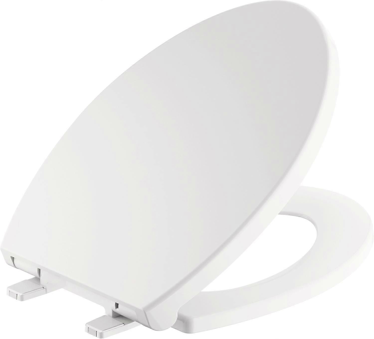 Delta Faucet 810903-Wh Morgan Slip with non-seat bumpers standard close toilet seat, white