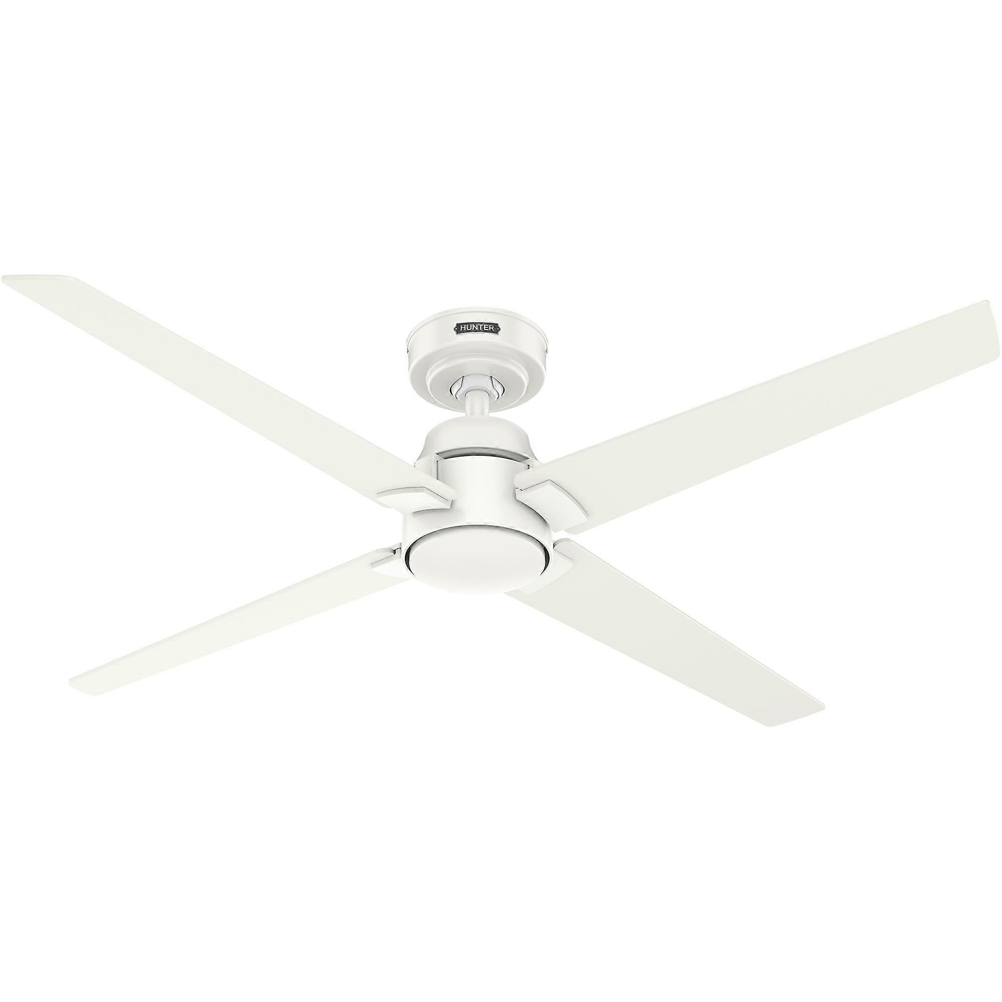 Ceiling fan Cordelia L White with remote control