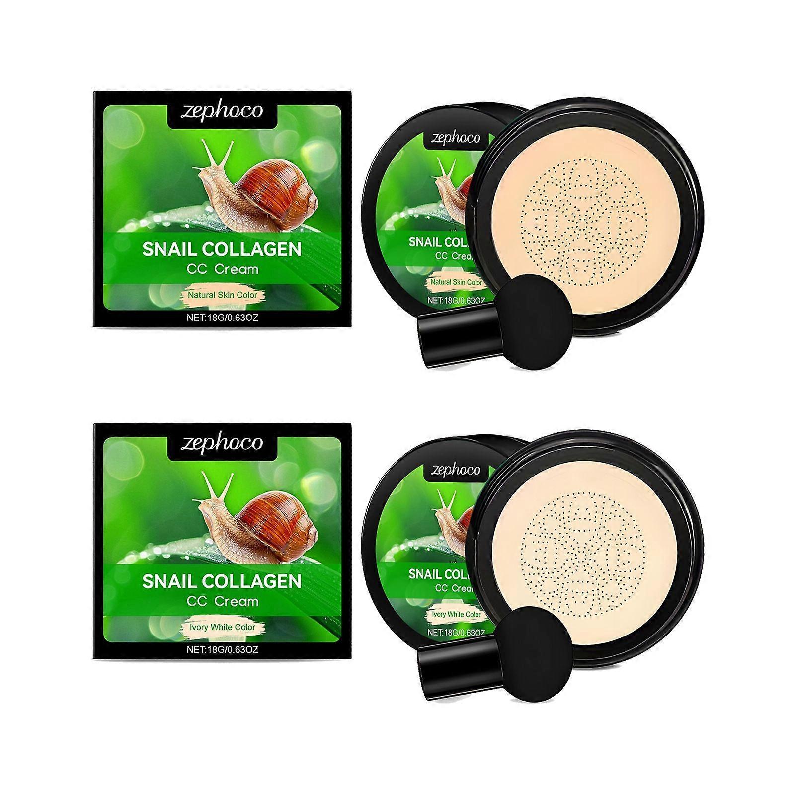 Κολλαγόνο σαλιγκαριού CC Cream Air Cushion, Μανιτάρι Head Air Cushion CC Cream Foundation, Oil Control Con-cealer, Air Cu-shion Cream, Foundation Cover Con-ceale