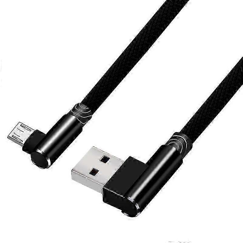 1m 2m 3m Charging Micro Cable Usb Plug To 90 Degree Angle Micro Android Charge Line Connector TAO