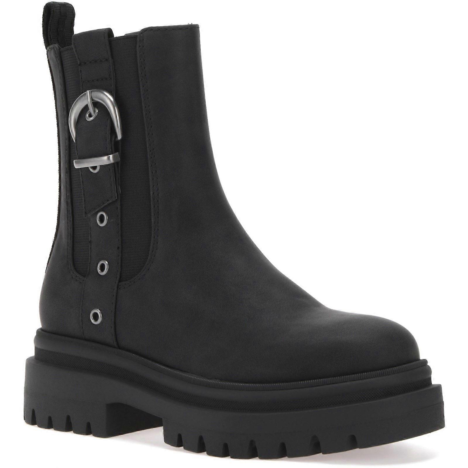 Rocket Dog Dekko Black PU Female Ladies Mid Boot-8