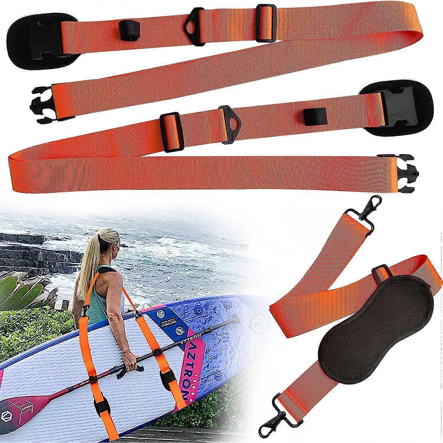 Carry Strap for Surfboard, Kayak, Sup, Longboard, Stand Up Paddle Board Adjustable Shoulder Strap