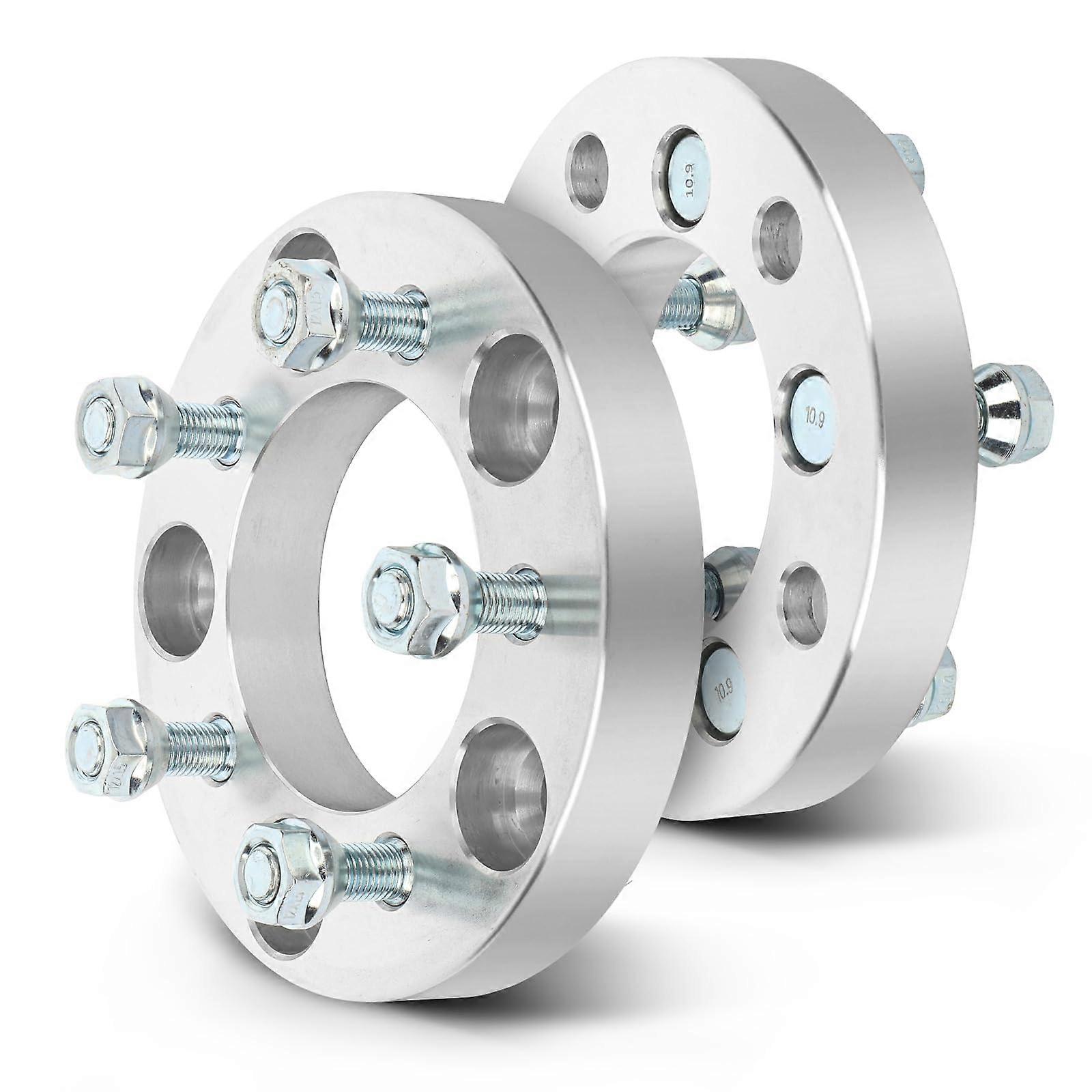 Wheel Spacers 2X 25mm, 5x127 To 5x114.3mm Adapters, 1 Inch Thick, For Grand Caravan 2008-2014 And Journey 2009-2011