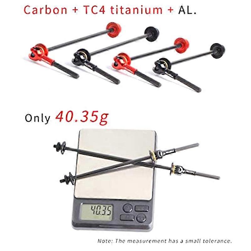 Mountain Bike Quick Release Titanium Shaft Quick Release Rod(Black)