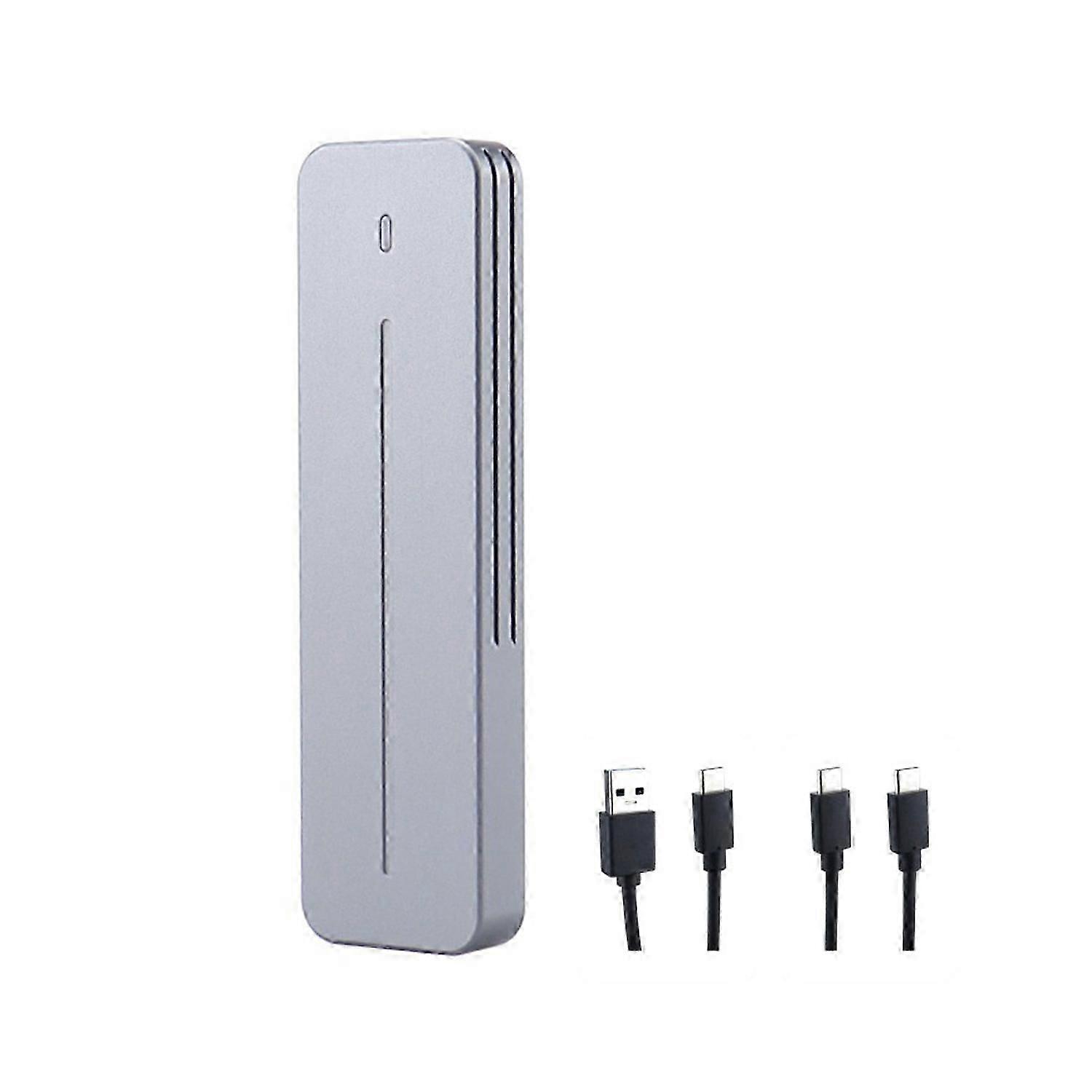 M.2 NVMe SSD Enclosure USB 3.1 Type-C 10Gbps 9210B Dual Protocol Aluminum Alloy Mobile Hard Disk