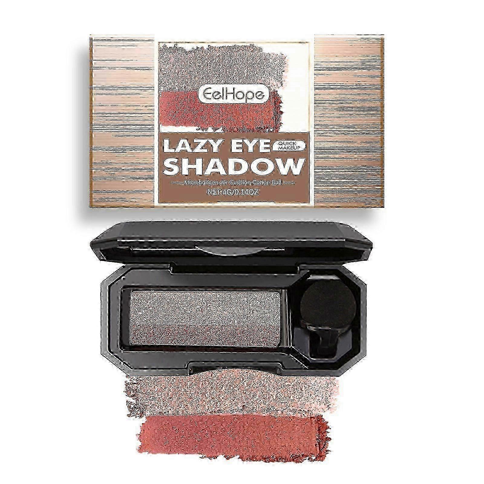 Lazy Eye Shadow, Natural Development Pearlescent Matte Beginner Daily Makeup Glitter Eyeshadow
