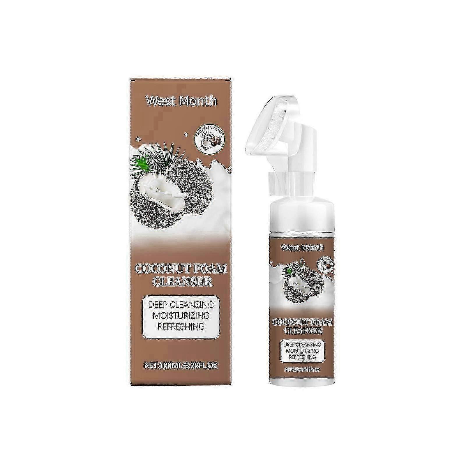 Coconut Foam Cleanser Gentle Pore Cleanser Refreshing Moist Cleanser