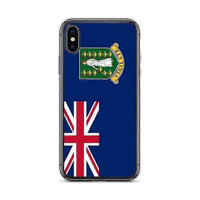 Phone Case – British Virgin Islands Flag – Compatible with iPhone XS – Flexible Case – Durable and Shockproof – Pixelforma
