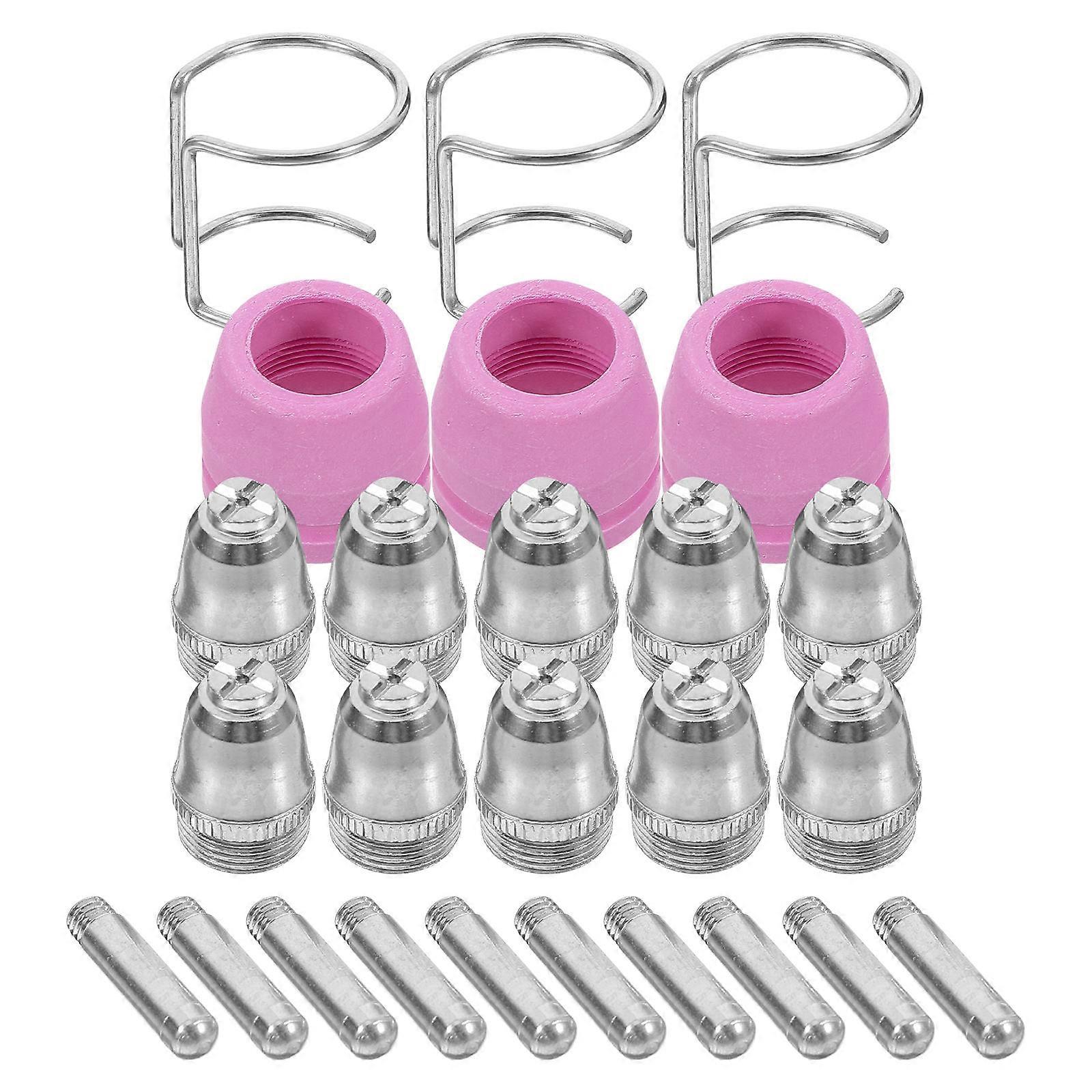 Plasma Cutting Consumables Set – Nozzles, Electrodes, Covers, Brackets for Compatible Cut Plasma Machines – Durable & Precise Accessories