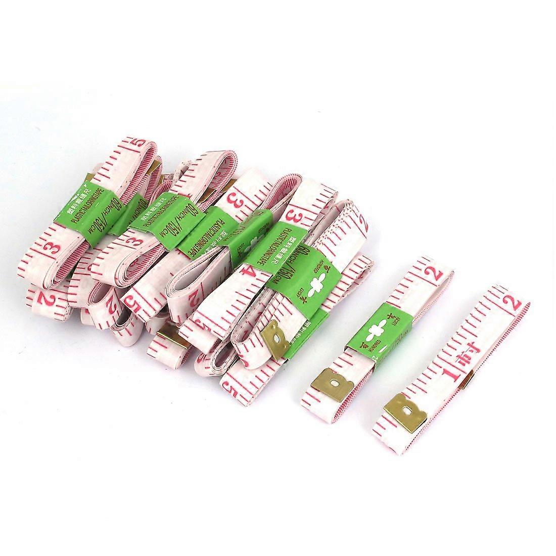 IIVVERR Cloth Measuring Sewing Tool Plastic Flat Tape Measure 20Pcs