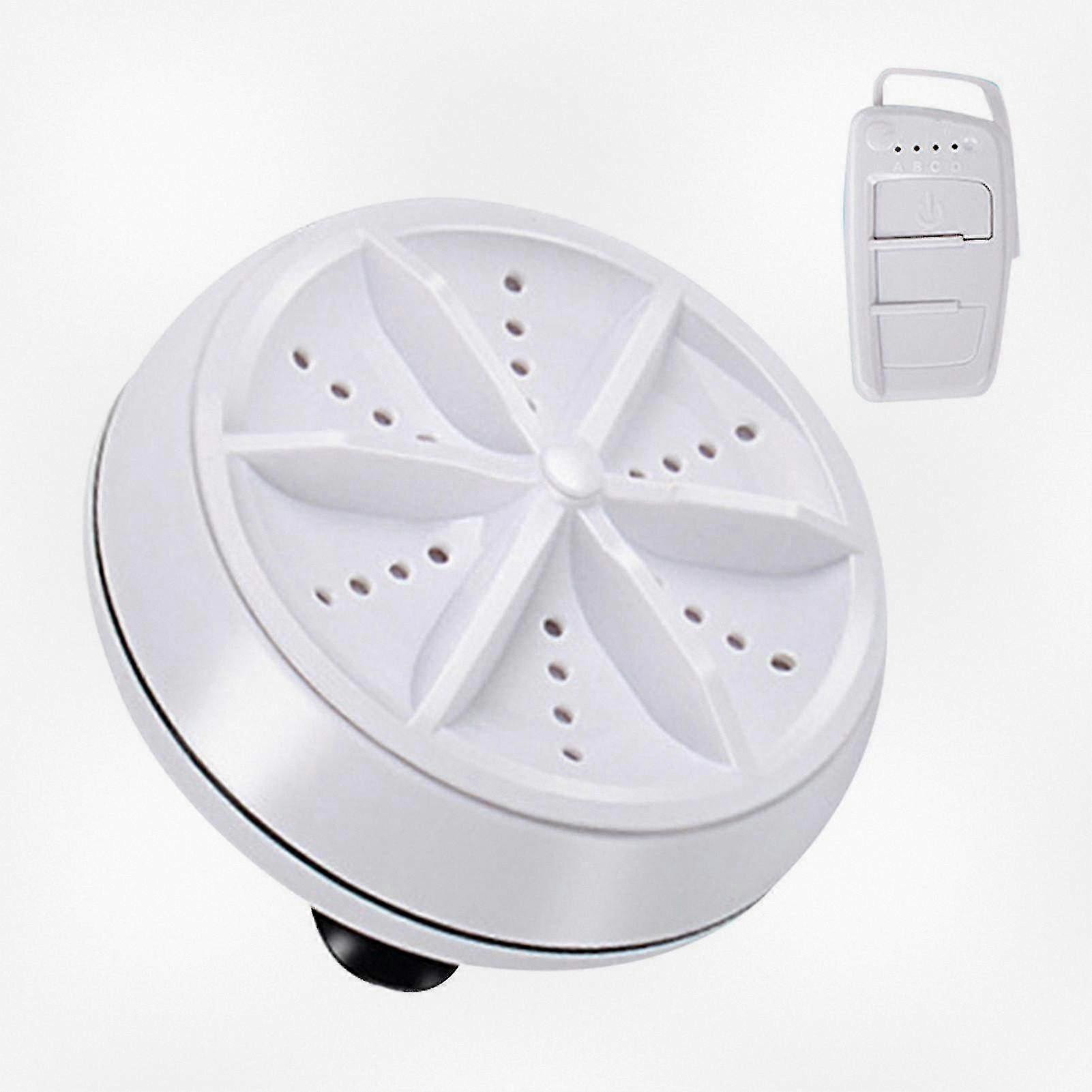 Portable Multifunctional Ultrasonic Mini Cleaning Tool with 9cm Round Design for Efficient Washing