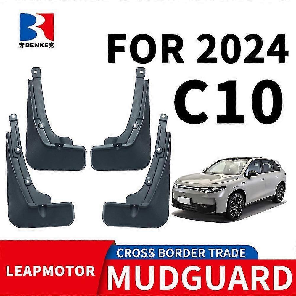 Suitable for 2024 Zero Running C10 Car Tire Fender Pp Material Front And Rear Soft Rubber Material Splasher