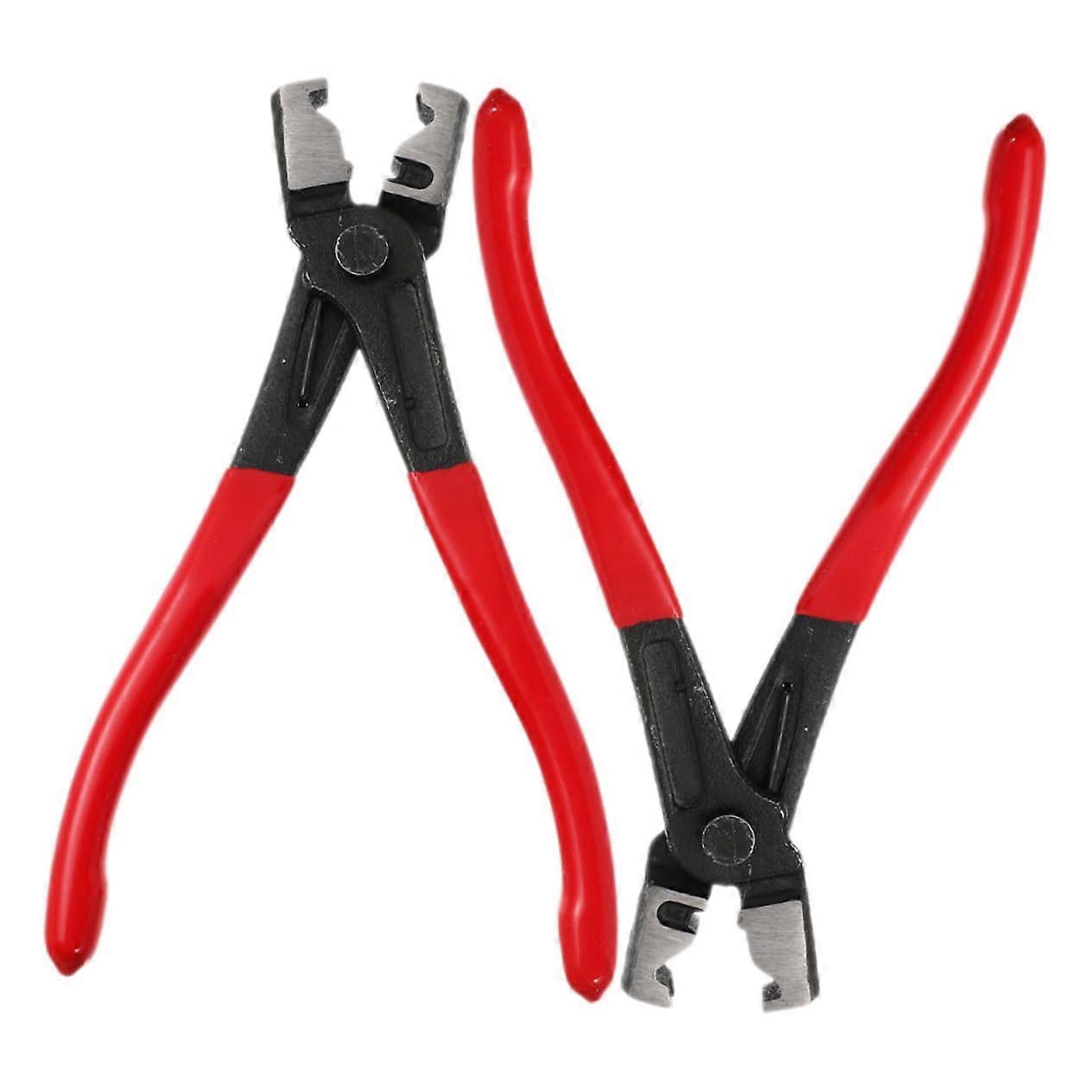 Automotive Hose Clamp Pliers Kit 2pcs Universal Water Line Hose Tool Compatible with Various Hose Sizes