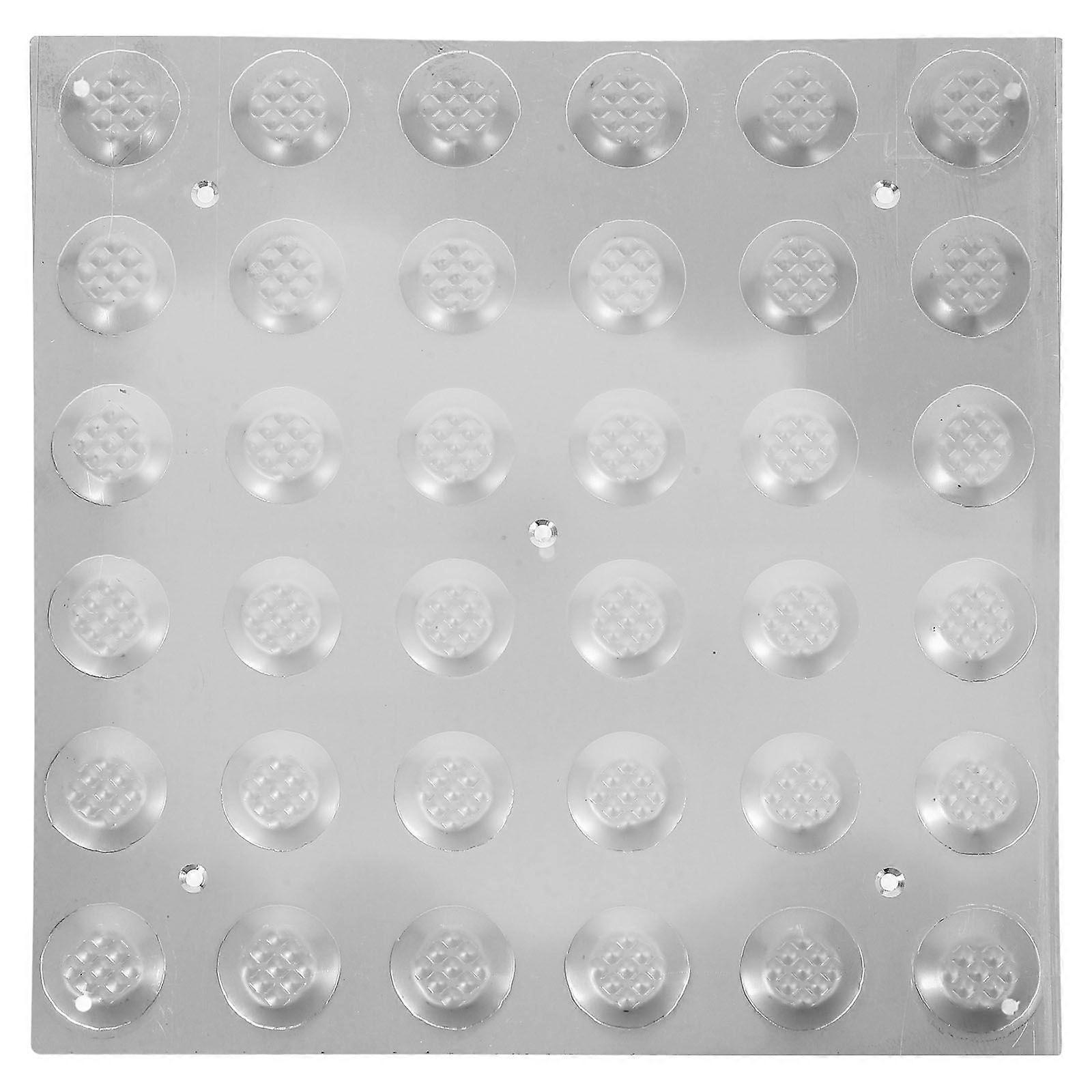 Tactile Paving Tile 201 Stainless Steel Tactile Warning Indicator Anti-Slip and Easy Installation Blind Tile for Public Spaces Subways Airports and Si