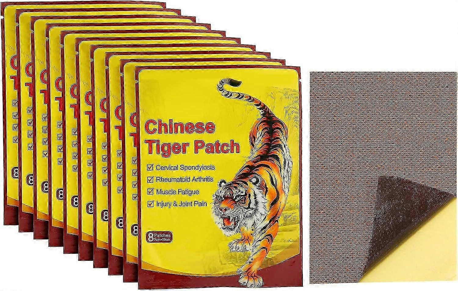 Smärtlindrande plåster, 80st / 10pack kinesiska långt infraröda plåster smärtlindring plåster