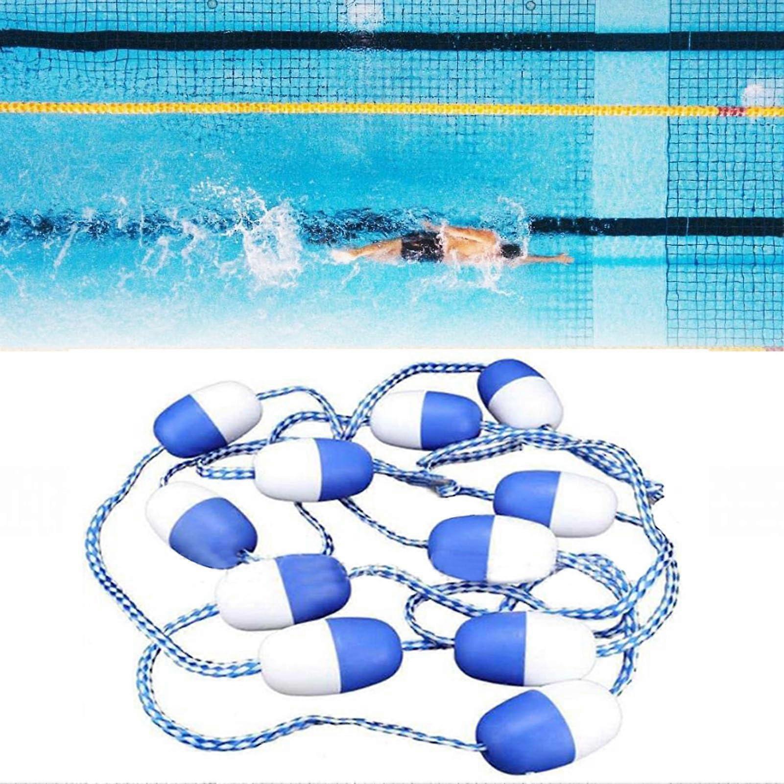 3.3 to 82 ft Floating Safety Line for Pools with 2 Hooks (Steel Wire)