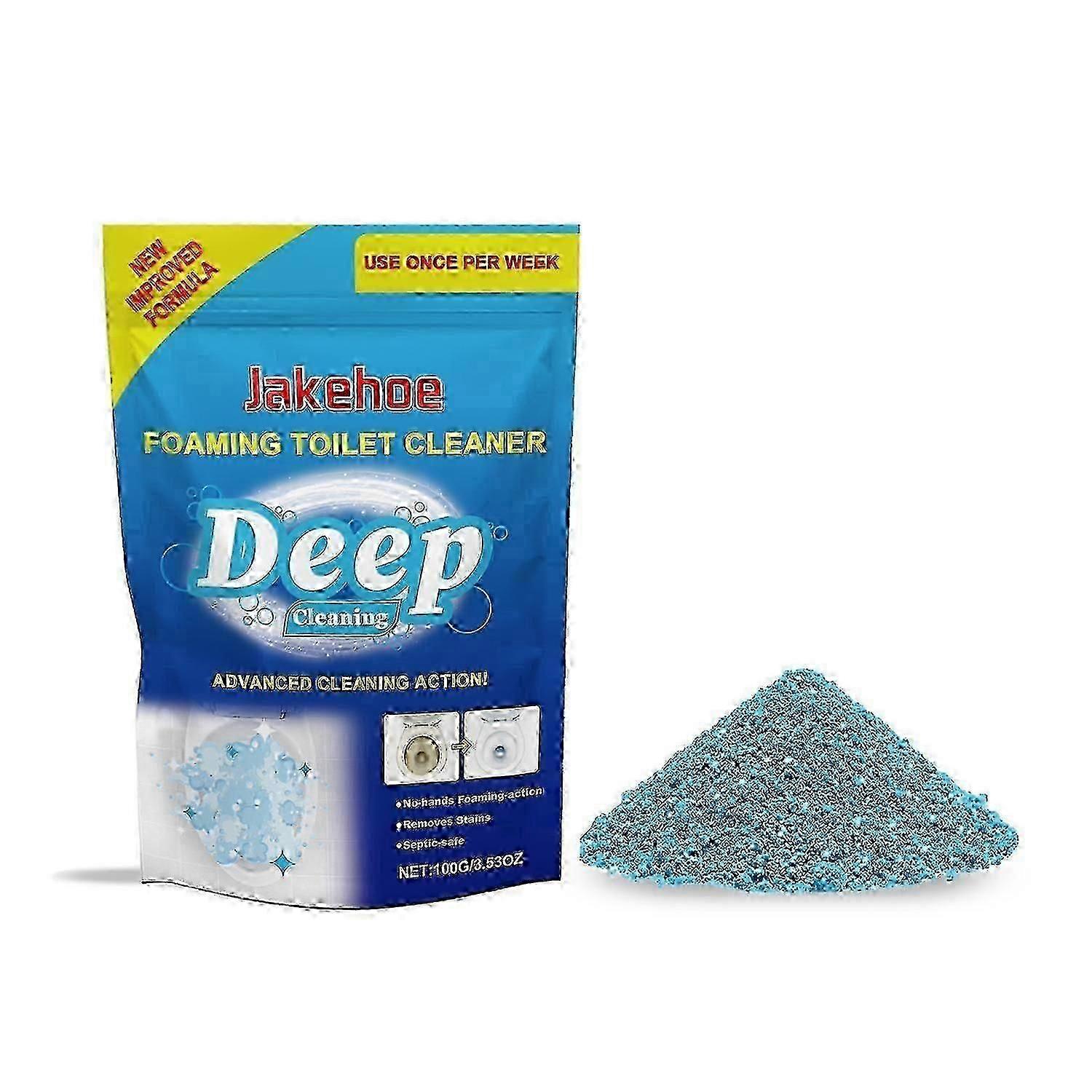 Jakehoe Schaum Toilette WC Reinigungspulver, WC WC Flecken Reinigen Reinigen Geruch Entkalken Fragranc
