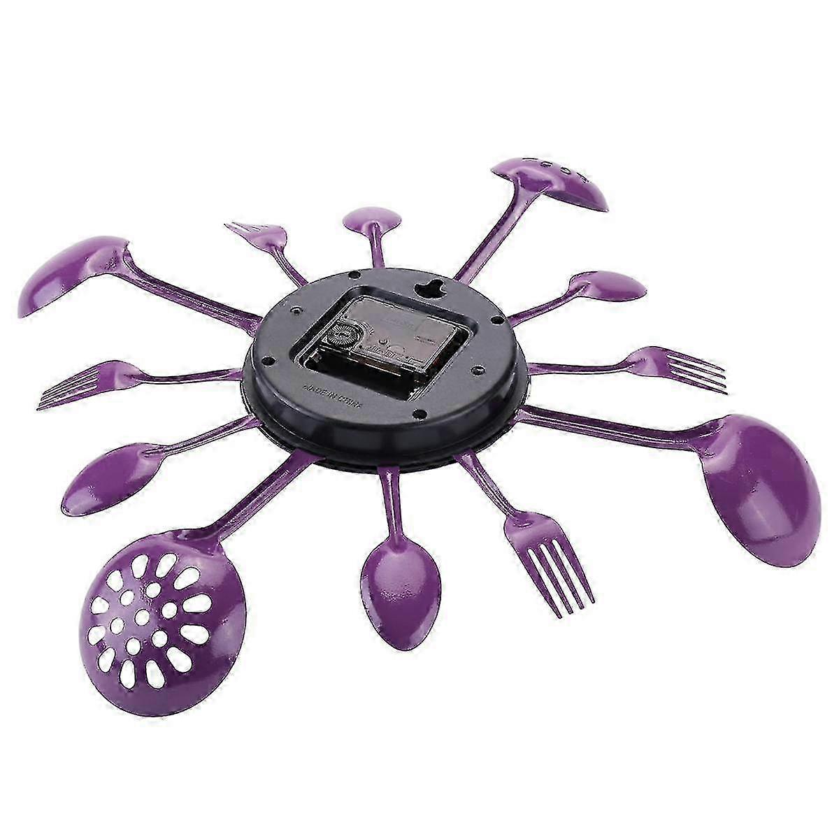 Purple W Cutlery Set