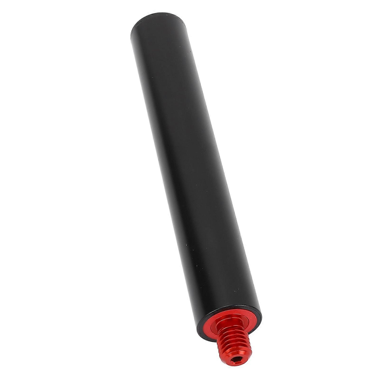 8in Pool Cue Extension Aluminum Alloy Comfortable Touch Lightweight Pool Cue Stick Extension for FURY Cue Red Back Cap 