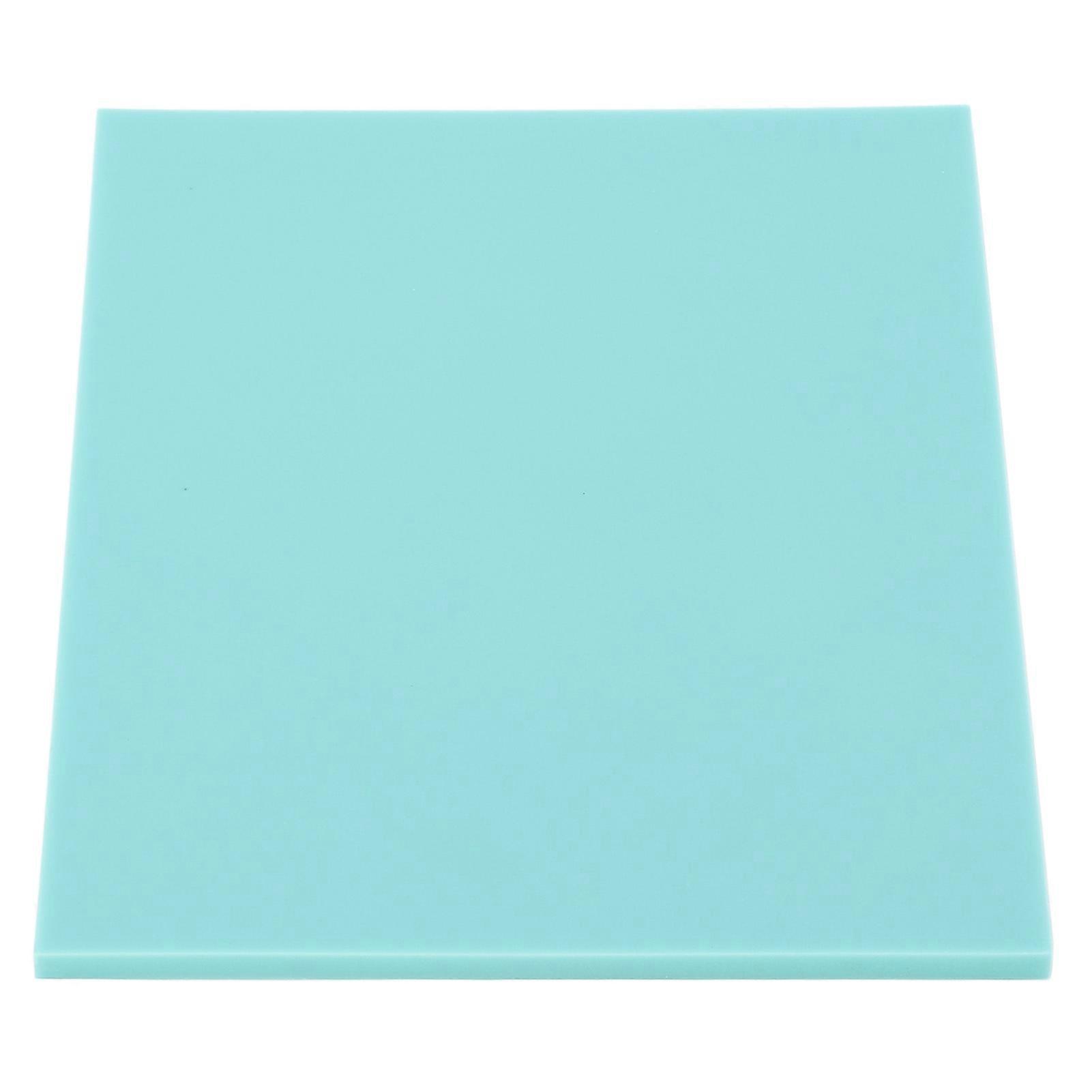Rubber Carving Block 20x15x0.5cm TPR Soft Linoleum Block for Printmaking Stamp Making Mint Green 