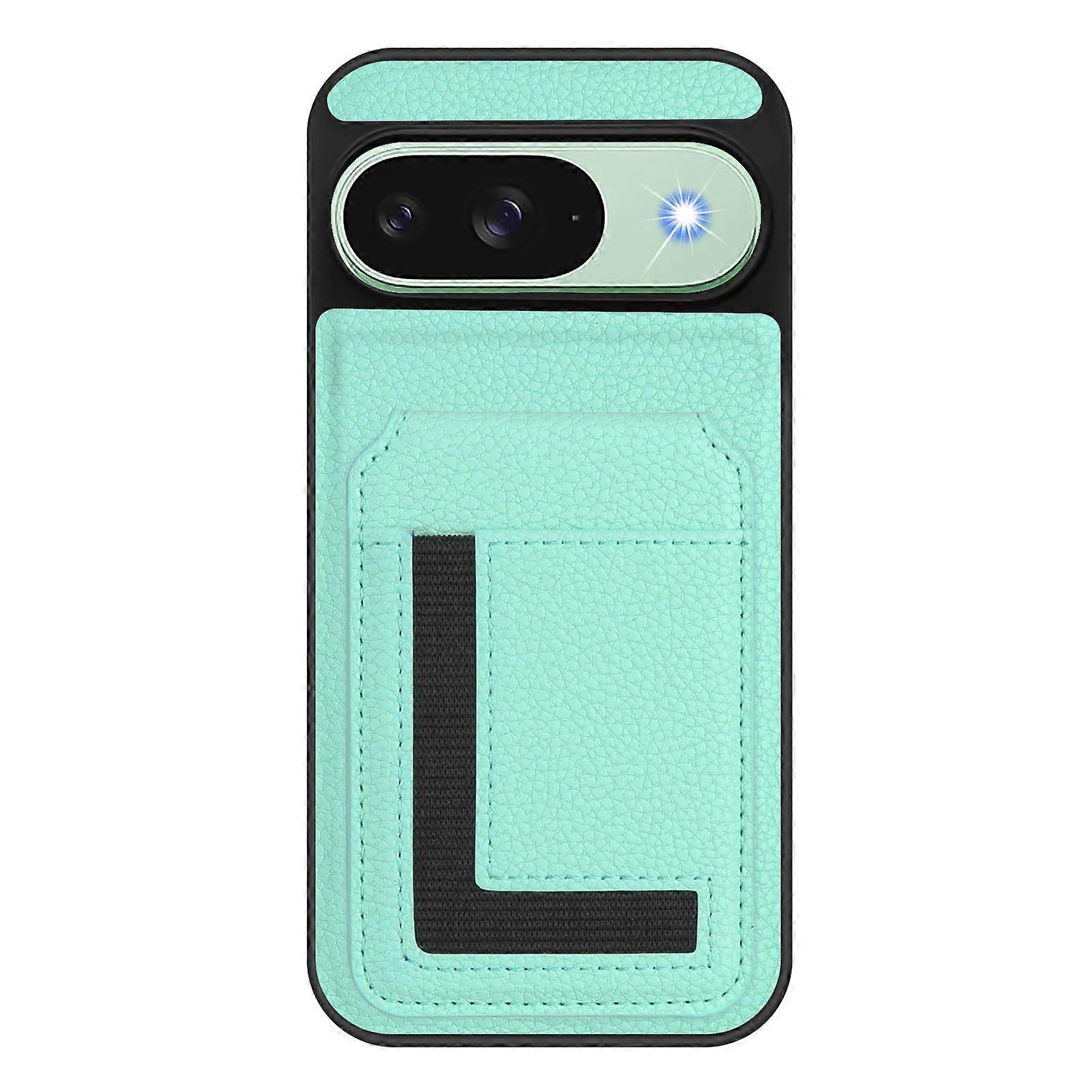Compatible For Google Pixel 9 Pro / Google Pixel 9 CX01 Magnetic Case TPU + PU Leather Phone Back Cover with Detachable Card Holde