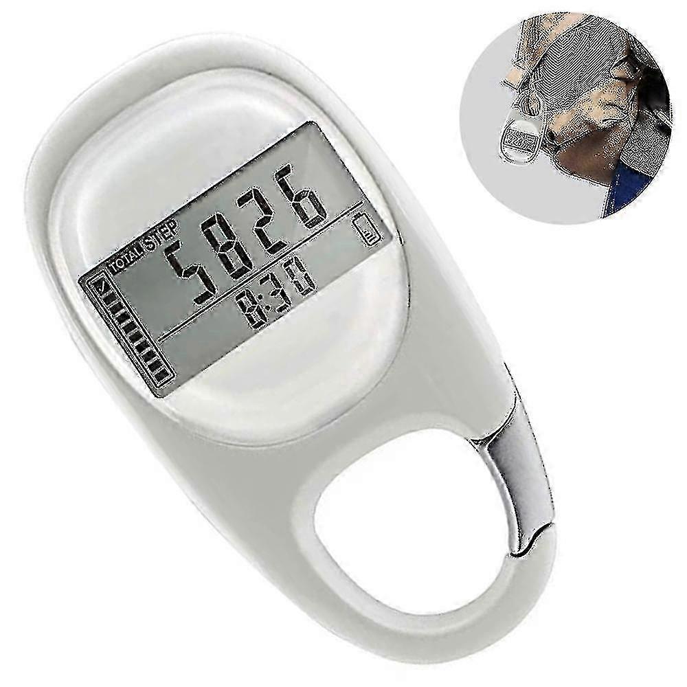 3d Pedometer,accurate Step Counter With Clip And Strap