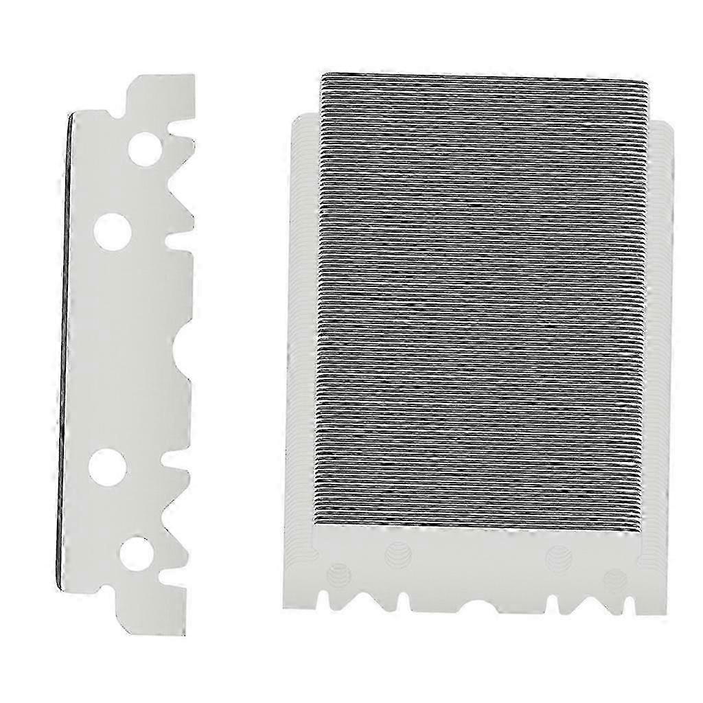 100pcs Single Edge Stainless Steel Razor Blades for Barbers and Men��s Grooming Needs