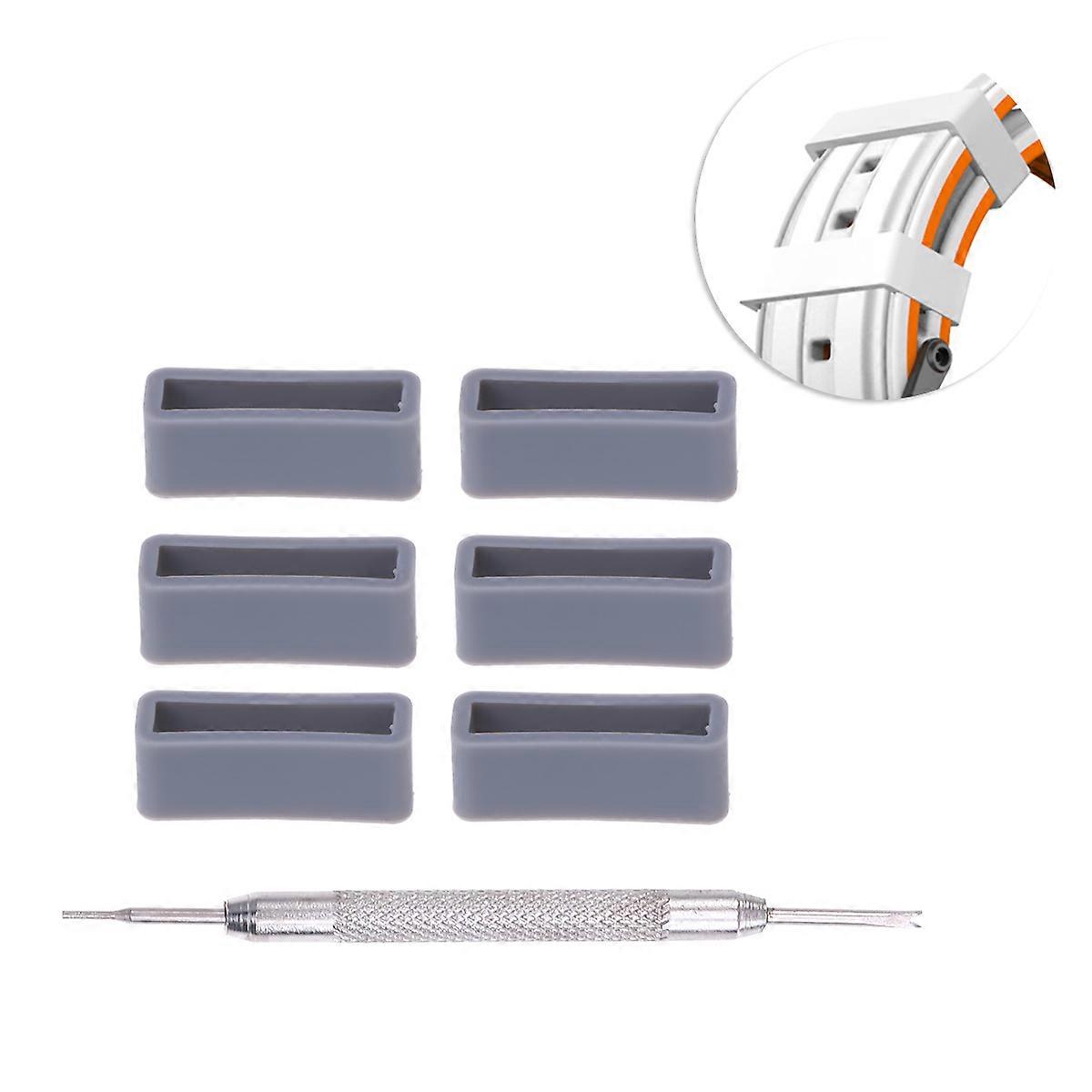 Silicone Watch Band Replacements, With Retaining Loops and Repair Solution