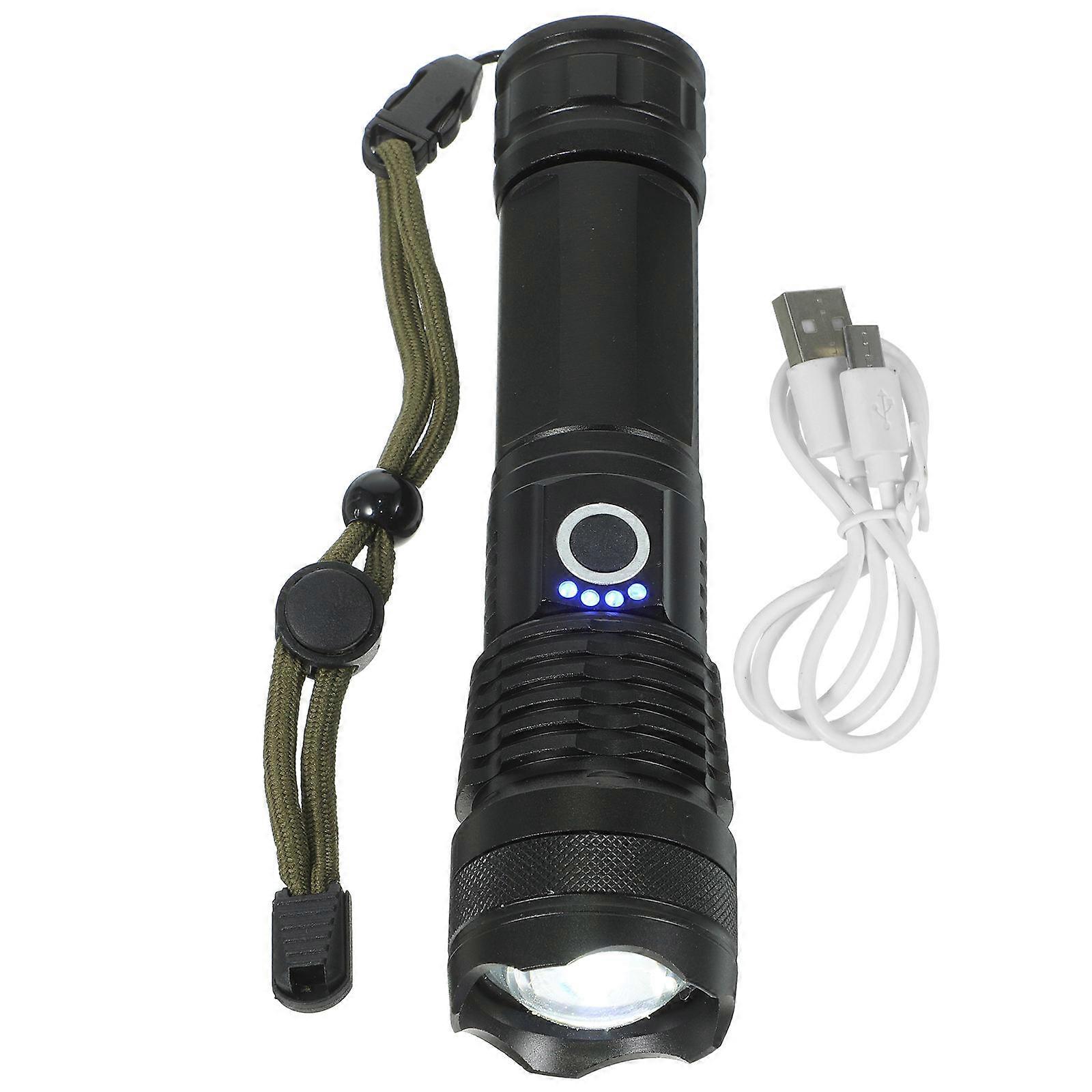 Here's a refined and professional product description for the **1PC Rechargeable LED Camping Flashlight**:

 

### **1PC Rechargeable LED Camping