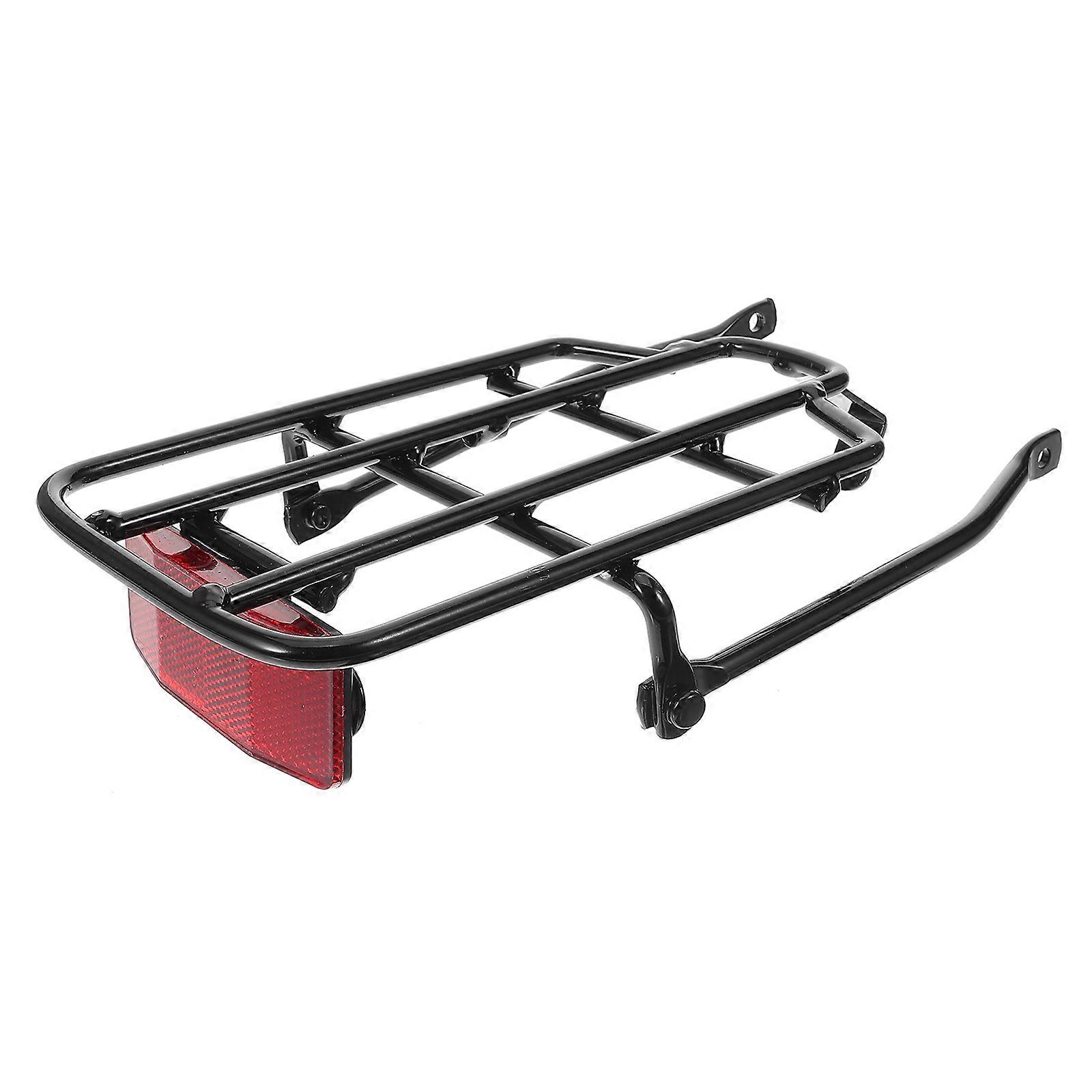 Durable Non Slip Bicycle Rear Rack for Electric and Folding Bikes, Outdoor Cycling Cargo Carrier Frame, Universal Fit, No Size or Color Restrictions