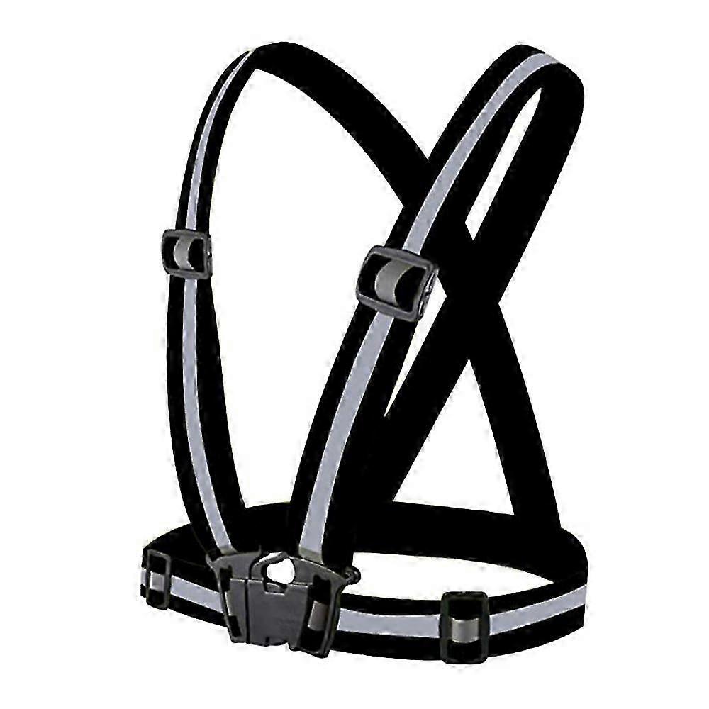 Adjustable Reflective Safety Vest for Night Running, Cycling, Jogging, and Walking