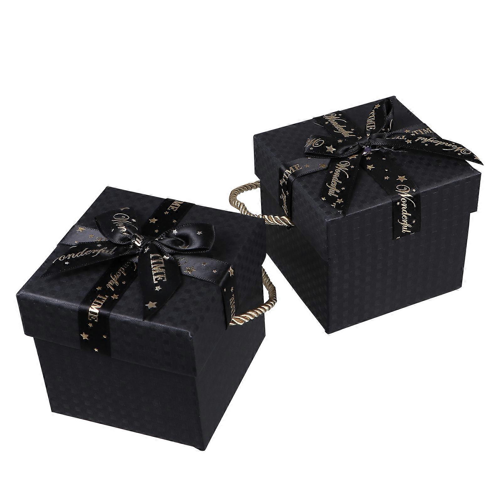Decorative Boxes General Users Christmas present Boxes 9x9x8cm 2Set