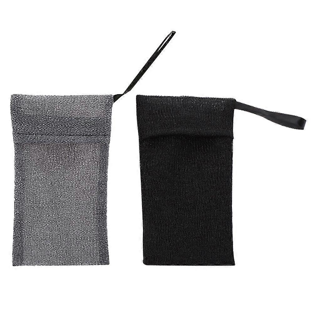 2pcs Convenient Soap Saver Bags Mesh Exfoliating Pouches For Bar Soap Soap Bag Bar Soap Pouch Soap Saver Bag Soap Savers For Bar Soap