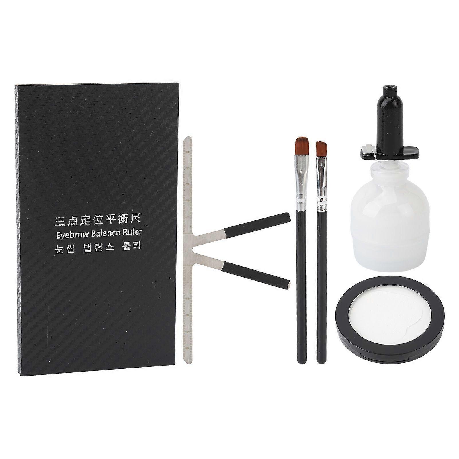 2025 Latest Model Eyebrow Mapping Kit Ruler Mapping String Pigment Brush Set f...