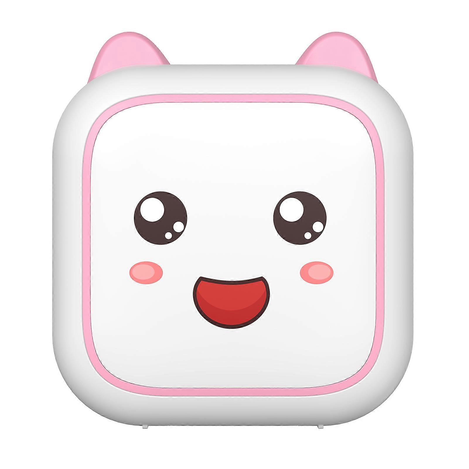 Mini Thermal Printer C26 Portable USB BT 57mm Pink/Blue 6 Rolls