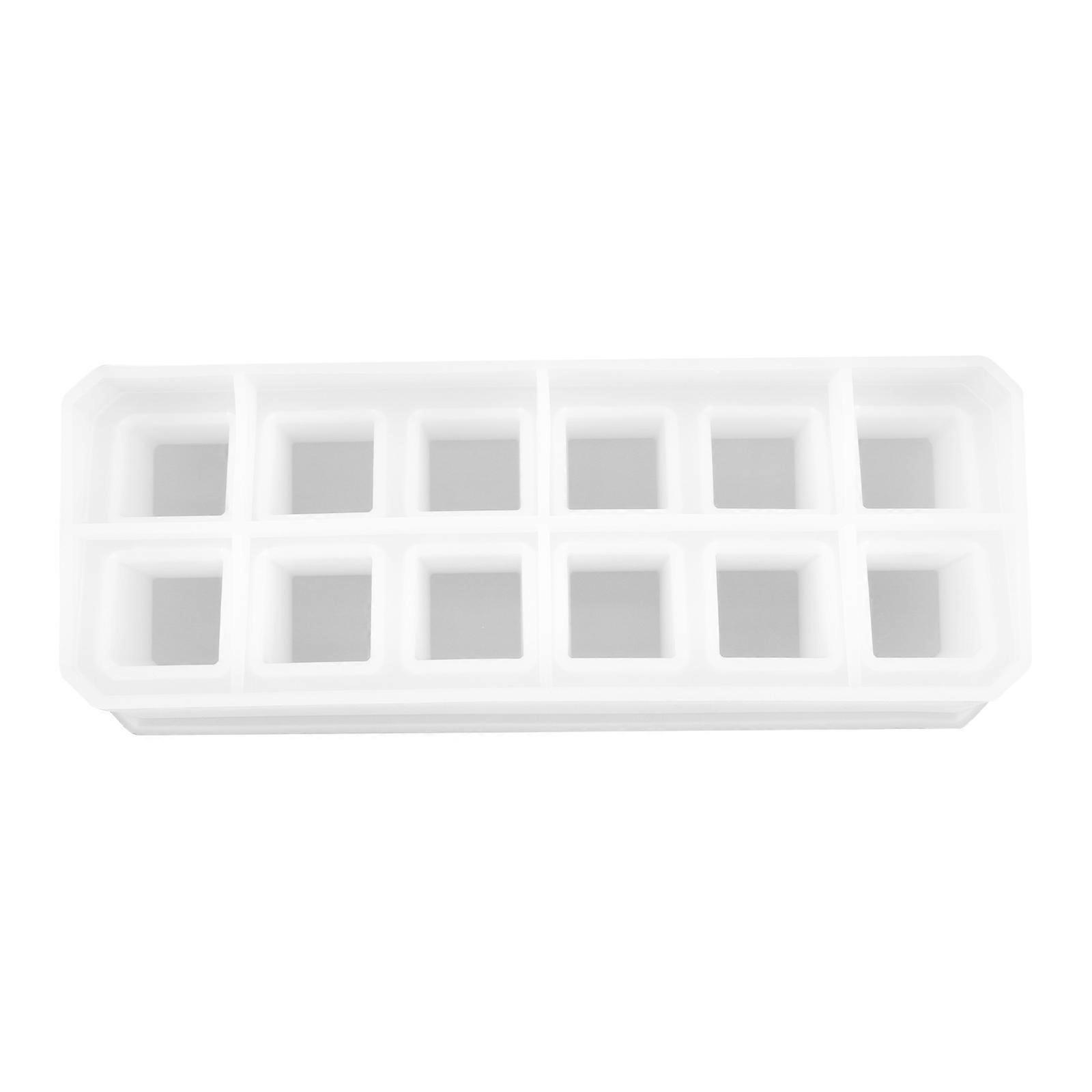 DIY Crystal Epoxy Mold Lipstick Storage Box Casting Mold DIY Craft Supply