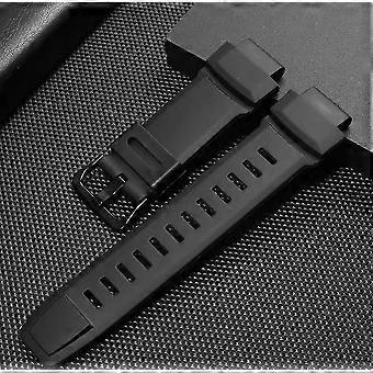 For Casio PRW-3500/2500 Mountaineering Rubber Strap Waterproof and Sweatproof
