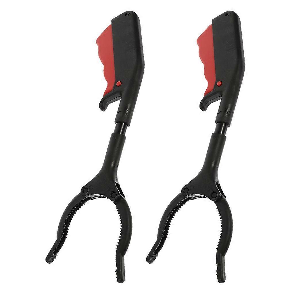 Reaching Tool Pickup Grabber 28.60X7.50X1.50cm General Users Ergonomic Handle Durable 2Pcs