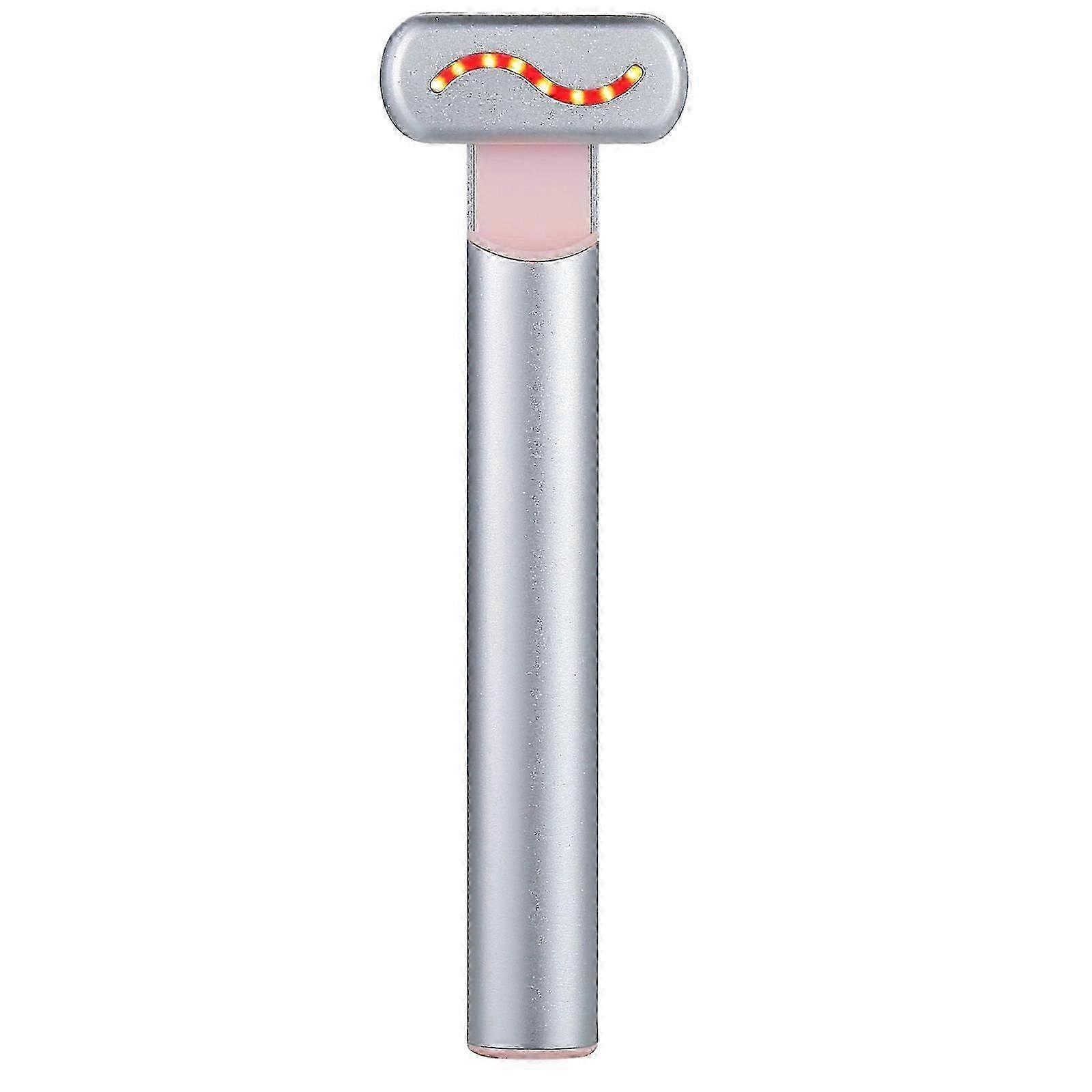 美容機器電動フェイシャルマッサージャーピンク多機能ホットコンプレスリフティングレッドライトスキン若返り装置