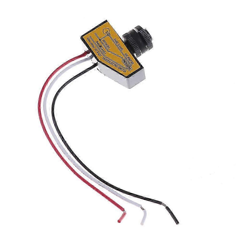 Automatic Light Control Sensor DC12v 24v 36v 48v Dusk to Dawn Photocell Switch DC8v-50v High Quality Auto Lighting Accessories-2025-ss