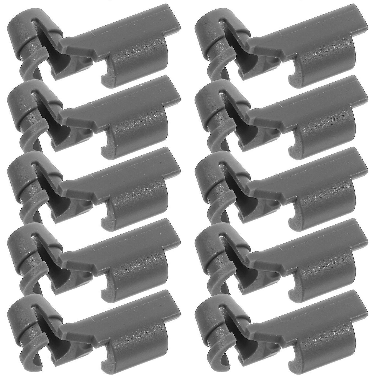 Door Handle Rod Clip Tailgate Handle Door Clip Vehicle Maintenance Simple and Delicate .90X1.50X1.00CM Secure Fastening 10Pcs