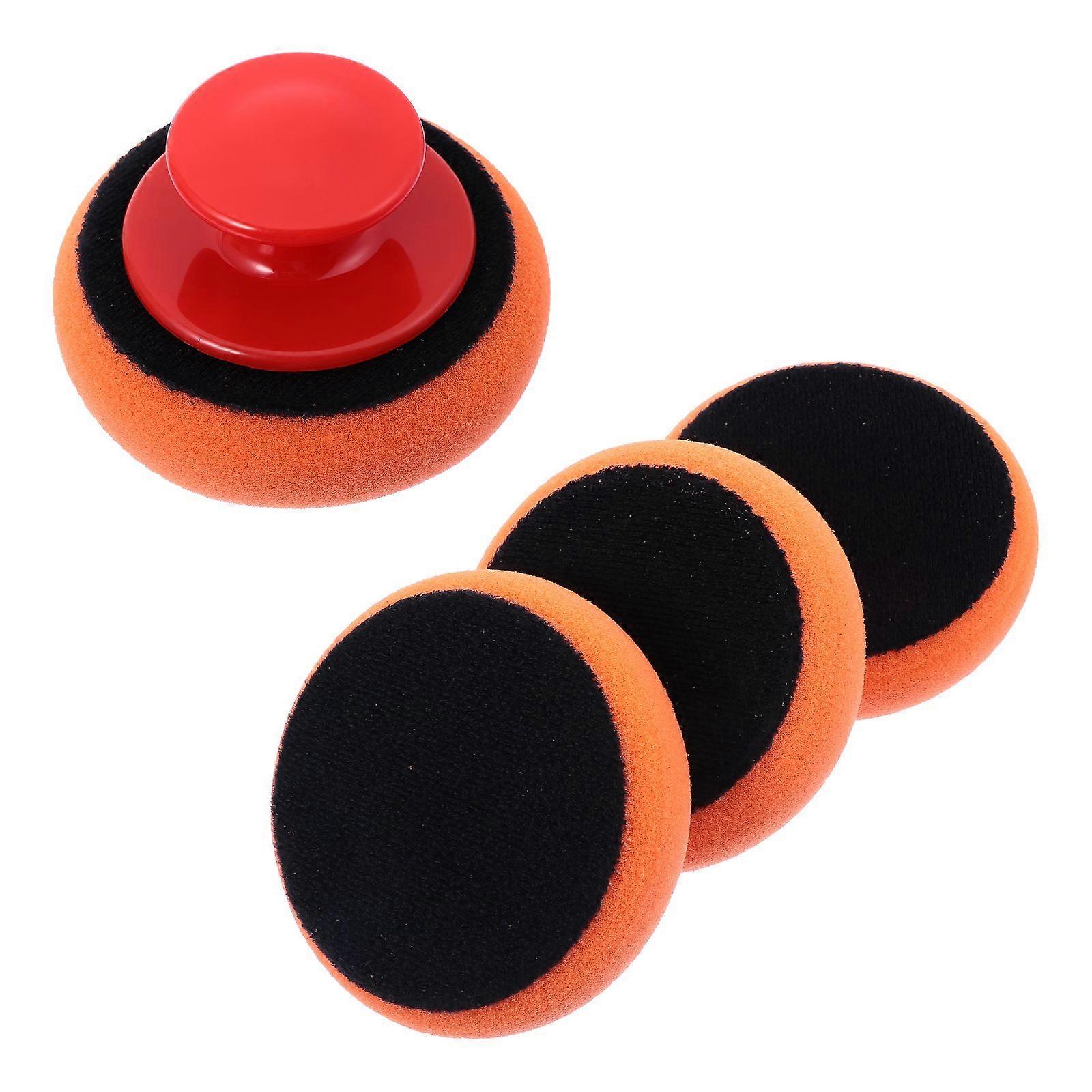 1 Set Practical Car Polishing Sponge Pads Car Buffing Tool Car Care Buffing Kit