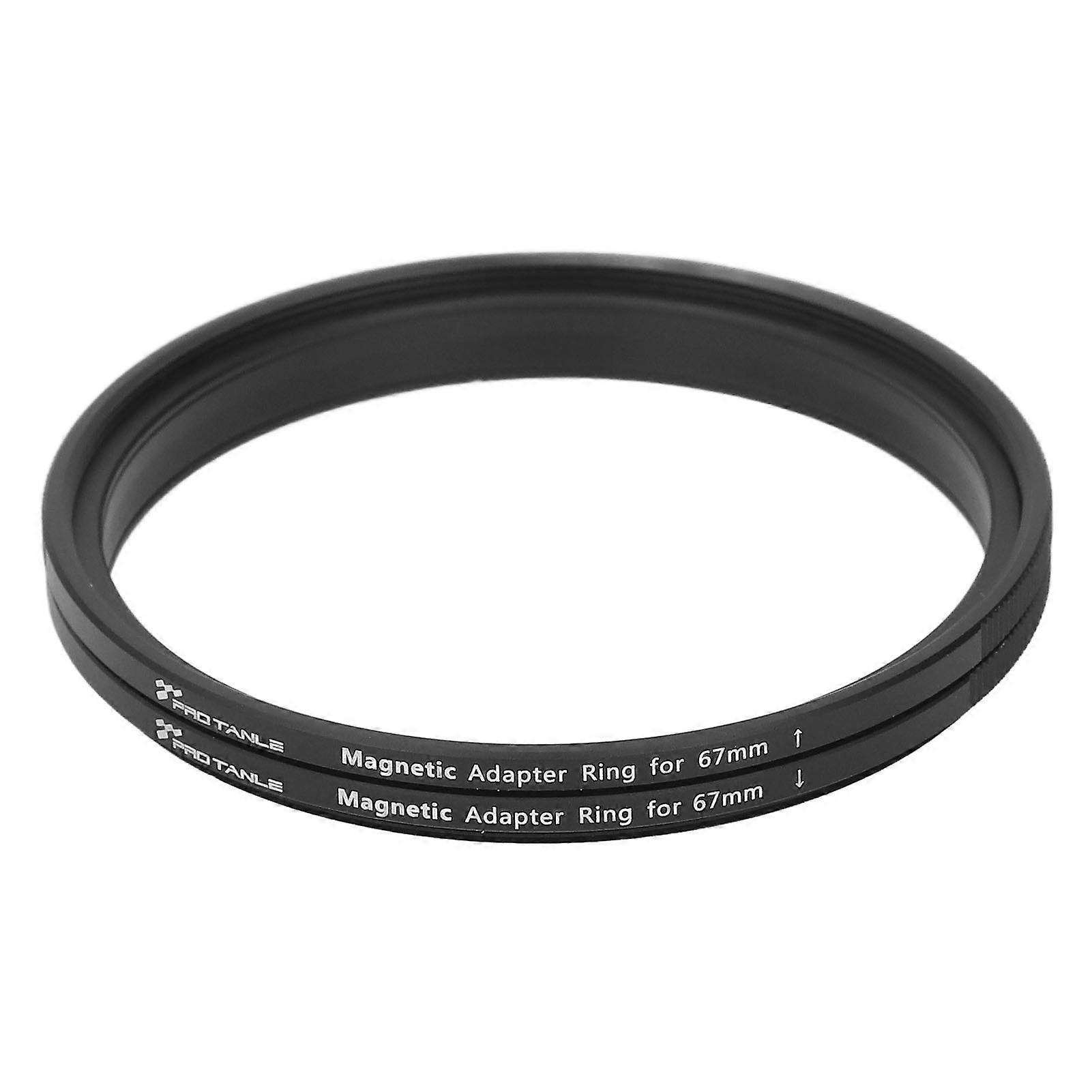 Bague d'adaptation de filtre 67-67 mm, filetage en alliage d'aluminium, bague d'adaptation de filtre magnétique pour accessoire