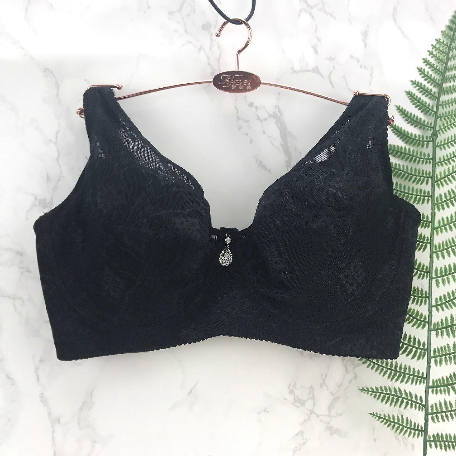 Lace Underwire Bra Full Coverage Push Up Bras for Women Sexy Plus Size Brassiere Femme E F Cup