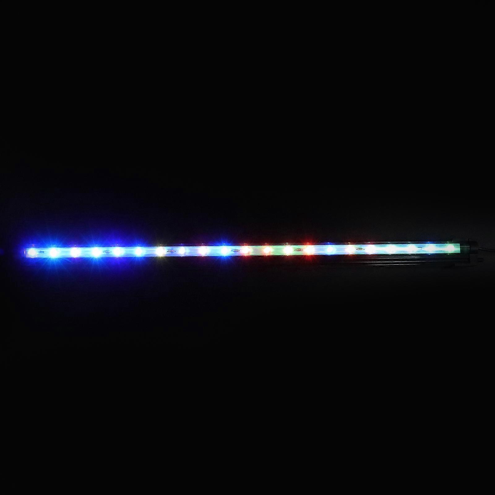 Aquarium Light For Fish Tank Cylindrical Shape With Plug Black Led Lighting 1Pack