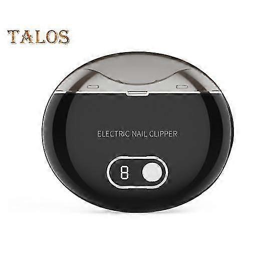 Automatic Electric Nail Clipper with LCD Digital Display 3-Speed Adjustable Fingernail Trimmer with LED Light Rechargeable Electric Nail Cutter for